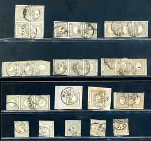 SARDEGNA 1861/1863 - 2 cent. francobollo per ... 