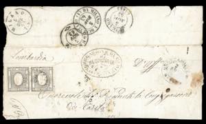 SARDEGNA/REGNO DITALIA 1862/1863  ... 