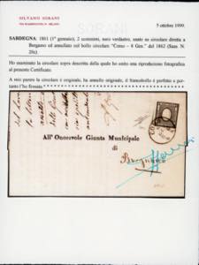 SARDEGNA/REGNO DITALIA 1862/1863  ... 