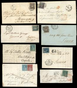 TOSCANA 1852/1861 - Interessante insieme di ... 