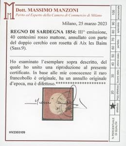 ANTICHI STATI ITALIANI 1852/1859 - ... 