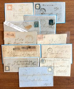 ANTICHI STATI ITALIANI 1858/1863 - Undici ... 