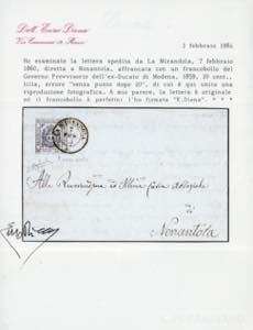 1860 - 20 cent. lilla, senza punto ... 