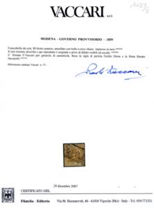 1859 - 80 cent. bistro arancio ... 