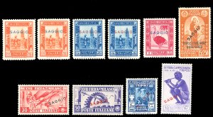 REGNO/COLONIE 1930/40 - Bellinsieme di 10 ... 