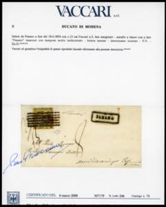 FANANO, 6 sbarre + cartella nero ... 