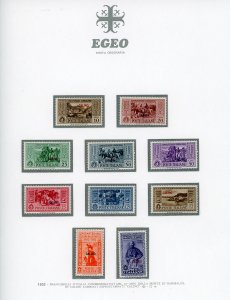 ISOLE DELLEGEO 1932 - Garibaldi, ... 