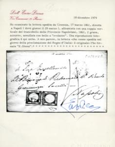 1861 - 2 grana azzurro (20b), ... 