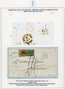 STATO PONTIFICIO-OLANDA 1852 - 2 ... 