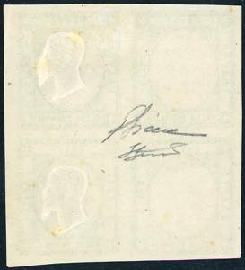 1861 - 1/2 tornese verde, blocco ... 