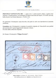 1861 - 1 grano nero, 2 grana ... 