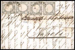 1861 - 1 grano grigio nero, una coppia ... 