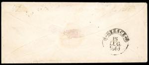 1861 - 1 grano nero, DOPPIA ... 