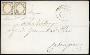 1861 - 1 grano grigio argento (19d), coppia, ... 
