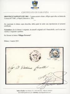 1861 - 2 grana azzurro chiaro, ... 