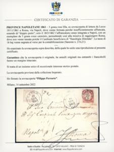 1861 - 5 grana rosa lilla (21b), ... 