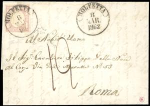 1861 - 5 grana lilla (21c), perfetto e ben ... 