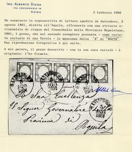 1862 - 5 grana carminio, coppia ... 