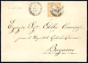 1862 - 10 grana arancio (22), ottimi ... 