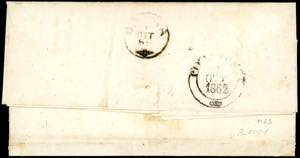 1862 - 10 cent. bruno (1c), bordo ... 