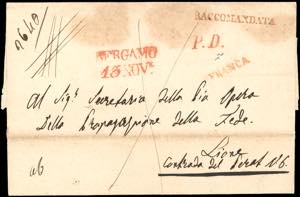 LOMBARDO VENETO-FRANCIA 1845 - Lettera ... 