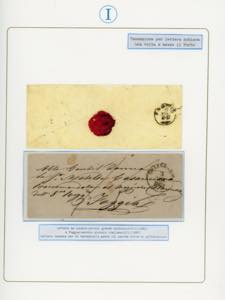 1862 - Busta non affrancata da ... 