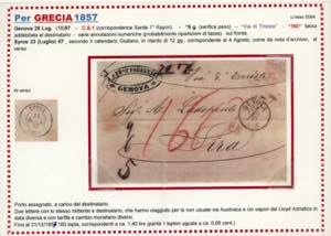 SARDEGNA-GRECIA 1857/58 - Due ... 