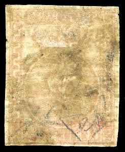1853 - 15 cent. vermiglio (7), ... 