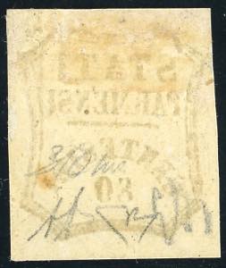 1859 - 80 cent. bistro arancio ... 