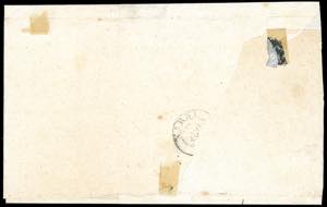 1857 - 1/2 baj grigio, striscia ... 