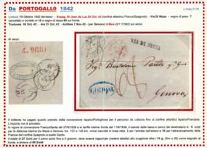 SARDEGNA-PORTOGALLO 1842 - Lettera ... 