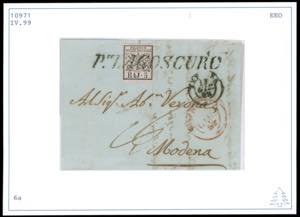1852 - 5 bianco rosaceo (6a), ... 