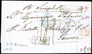 SARDEGNA-RUSSIA 1859 - Lettera da Tanganrog ... 