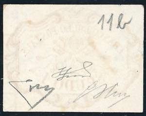 1852 - 1 scudo rosa carminio, ... 