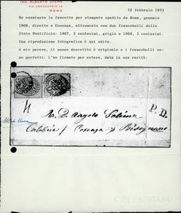 1869 - 3 cent. grigio II ... 