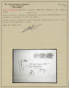 1868 - 80 cent. rosa lillaceo, ... 