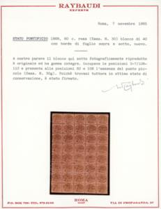 1868 - 80 cent. rosa chiaro (30), ... 