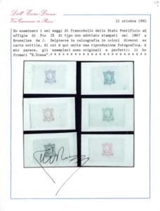 1867 - Saggi Delpierre, sei ... 