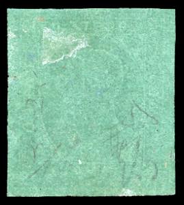 1853 - 5 cent. verde (4), gomma ... 