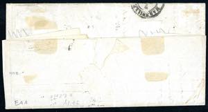 1857 - 5 cent. verde scuro, coppia ... 