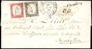 1859 - 10 cent. terra dambra scuro, ottimo ... 