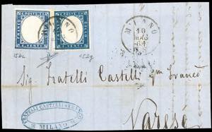 1862 - 20 cent. cobalto verdastro, 20 cent. ... 