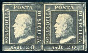 1859 - 20 grana violetto ardesia scuro ... 