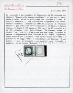 1860 - Saggi Ficarotta, 10 cent. ... 