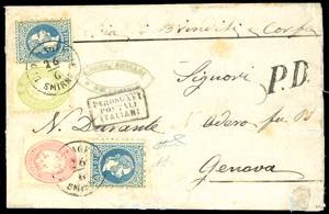 REGNO DITALIA-AUSTRIA LEVANTE 1867 - 3 ... 