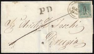 1859 - 2 crazie verde grigio giallastro ... 