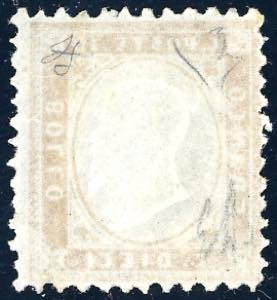 1862 - 10 cent. bistro arancio ... 