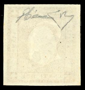 1862 - 2 cent. bistro, effigie di ... 