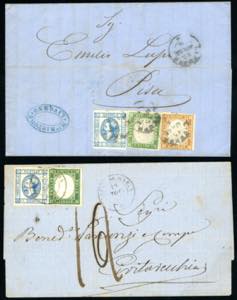 1863 - 15 cent. Litografico, II tipo (13), ... 