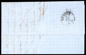 1863 - 15 cent. De La Rue (L18), ... 